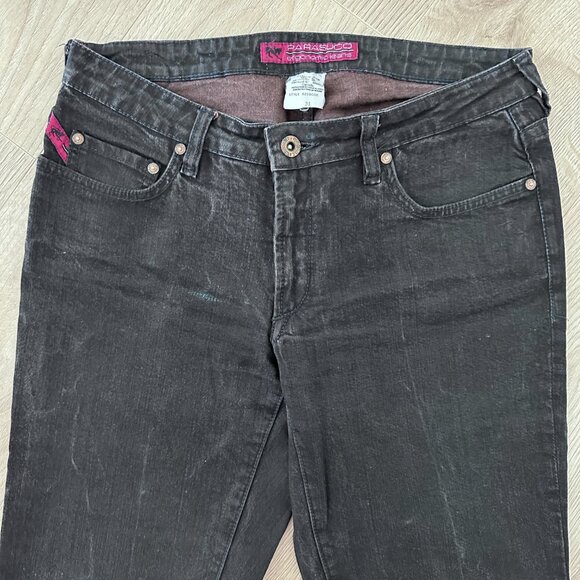 Vintage 90’s Parasuco Jeans sz 31 - Black- Bonus Backpack Bag - Picture 3 of 14